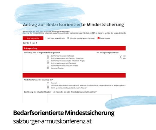 Mindestsicherung beantragen