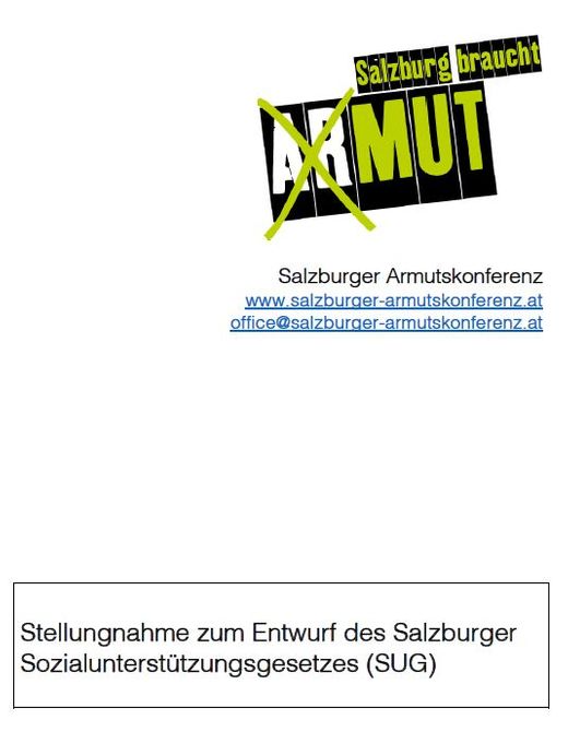 Stellungnahme zum Sozialunterstützungsgesetz